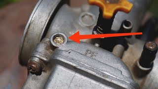 how to effectively open the carburetor bolt without damaging the bolt threads