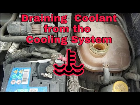 🚗👨‍🔧 How to drain coolant on Opel Zafira / Astra