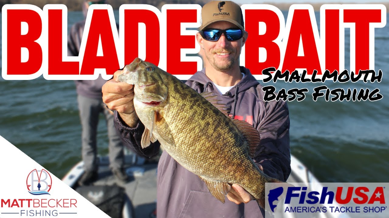 Catching BIG Smallmouth Bass on a BLADE BAIT! YouTube
