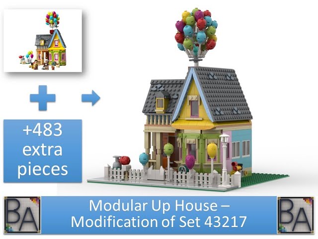 I modified the UP house set to be more movie accurate. : r/lego