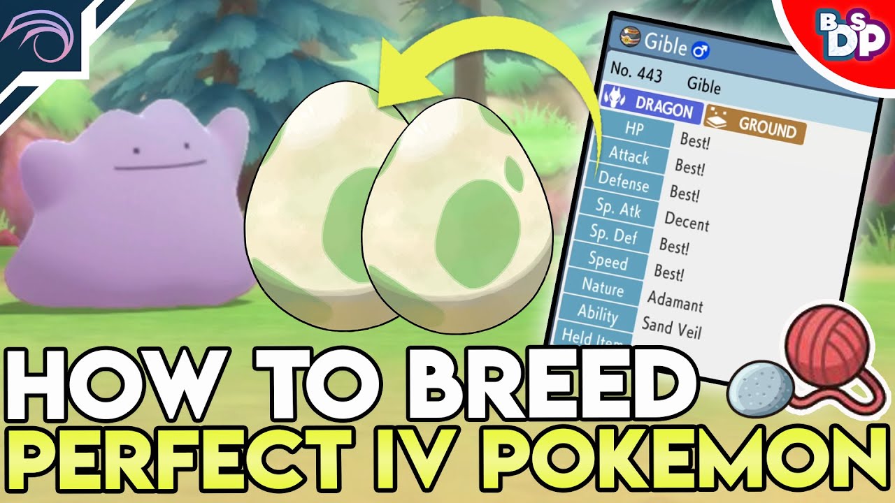 Shiny Spiritomb 6IVs Pokemon BDSP