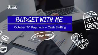Budget with Me | October 15th Paycheck + Cash Stuffing