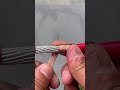 techniques and skills for connecting wire and fiber cables #shorts