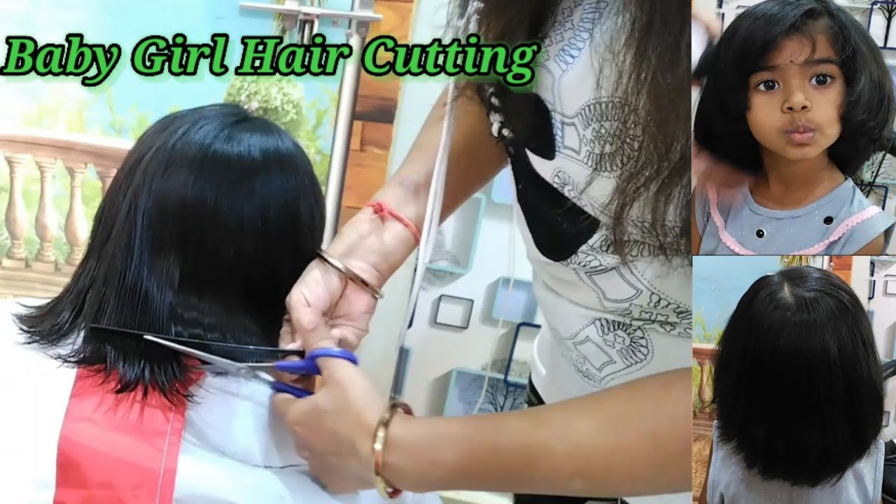 Baby Girl Hair Cutting💇/Baby Girl Hair Cutting At Home/Baby Girl Hair
