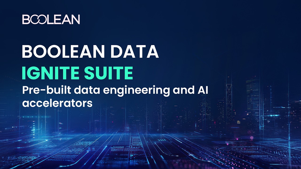 Boolean Data Ignite Suite - Pre-built Data and AI Accelerators - YouTube