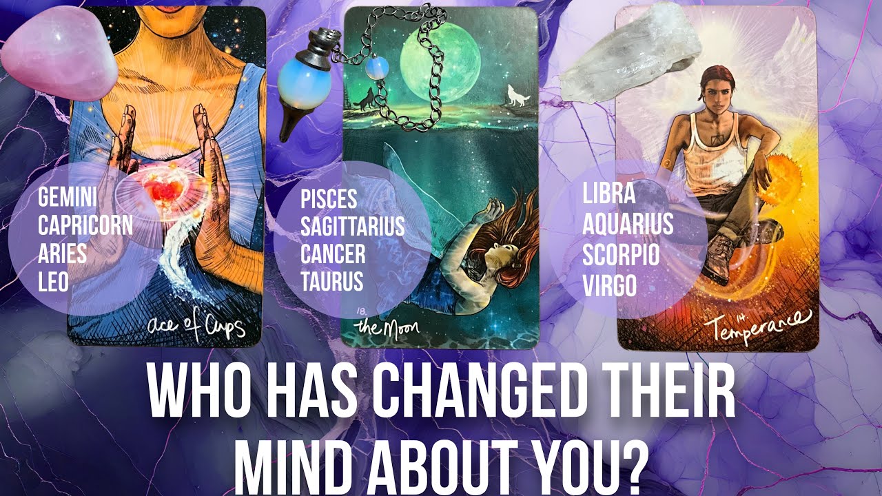 Who’s changed their mind about you? - Pick a Card Tarot Reading