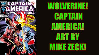 Captain America Annual 8 Featuring Wolverine. Amazing Art by Mike Zeck