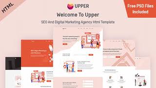 Upper | SEO And Digital Marketing Agency HTML Template | Themeforest Website Templates and Themes