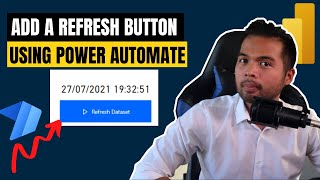 How to add a REFRESH DATA BUTTON in your Power BI Reports using Power Automate // Beginners Guide