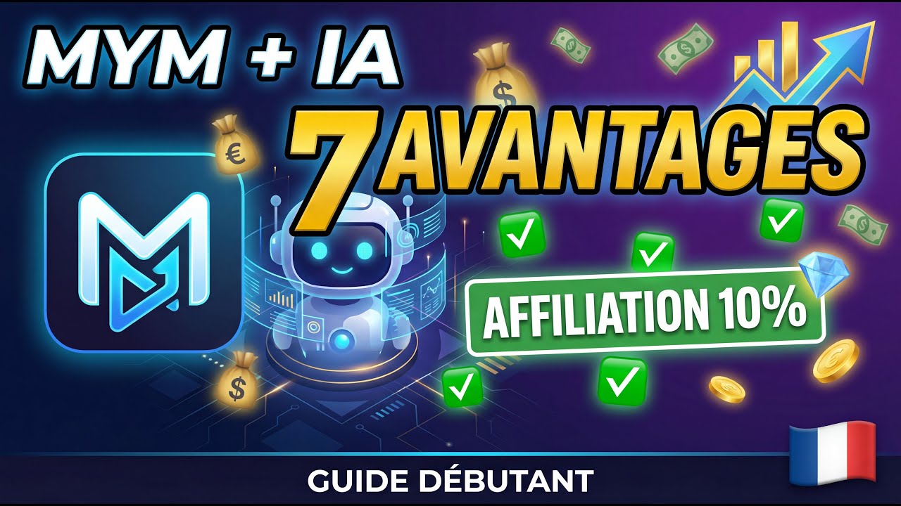 MYM pour l'OFM IA : 7 Avantages + Programme d'Affiliation 10% (Guide Débutant)