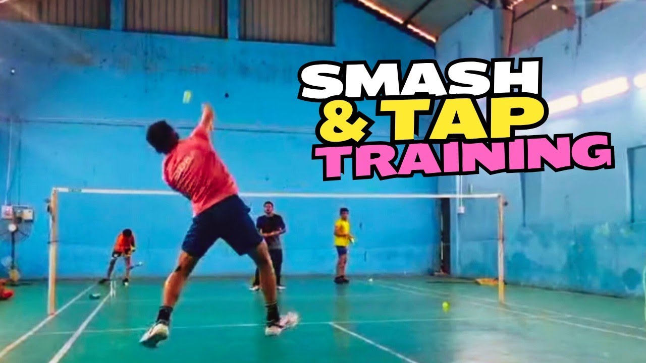 Smash & Tap Training 🔥🏸 || Rising Shuttlers Badminton Academy 🏸 - YouTube