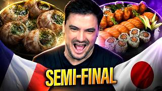 COPA DO MUNDO DE COMIDAS: França x Japão (semi-final)
