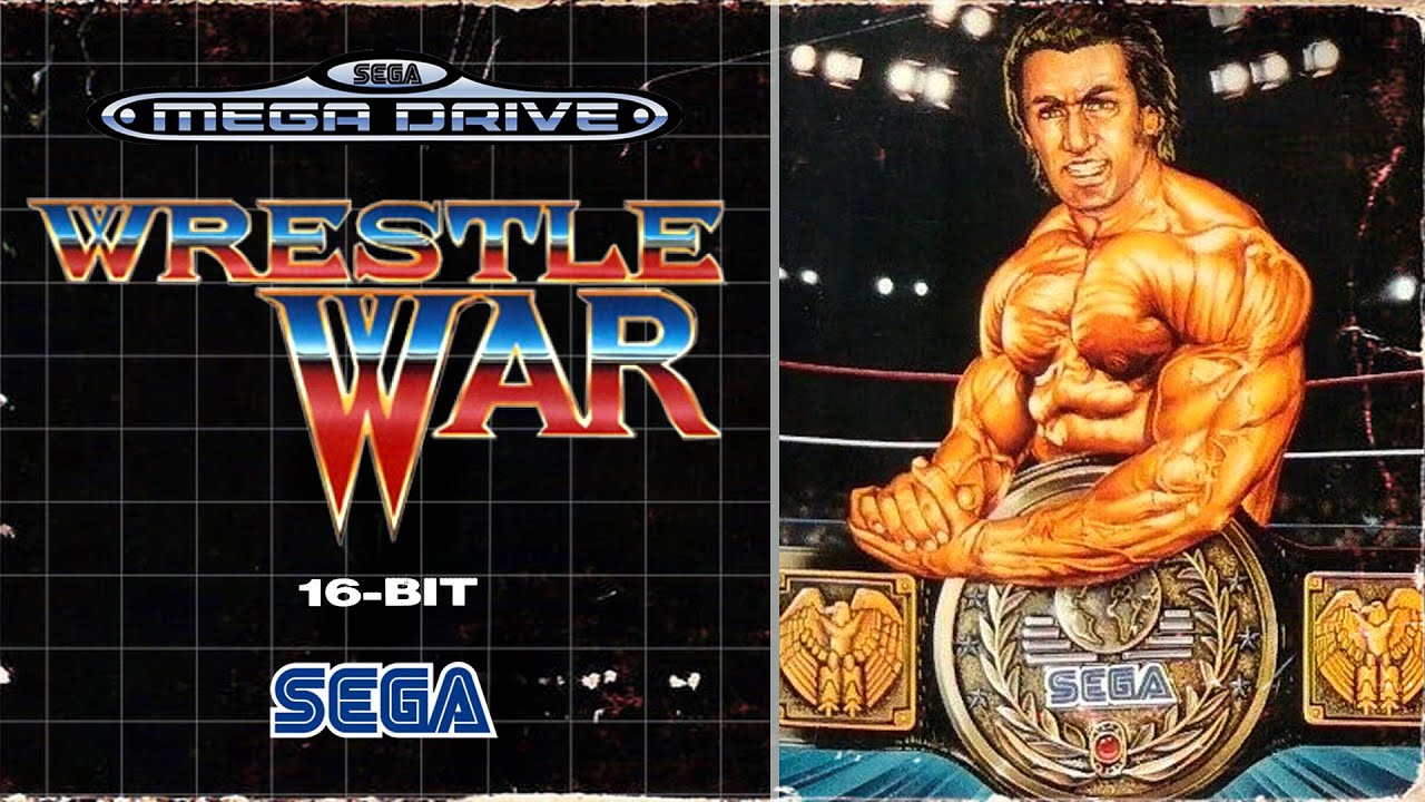Wrestle War - Longplay / Play Through HD - 1991 [Sega Mega Drive]