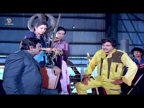 Ambareesh Brilliantly Fools Rowdies To Escape From Them | Bazar Bheema Kannada Movie