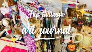 #artjournal composition book flip through &  create together too #flipthroughfriday
