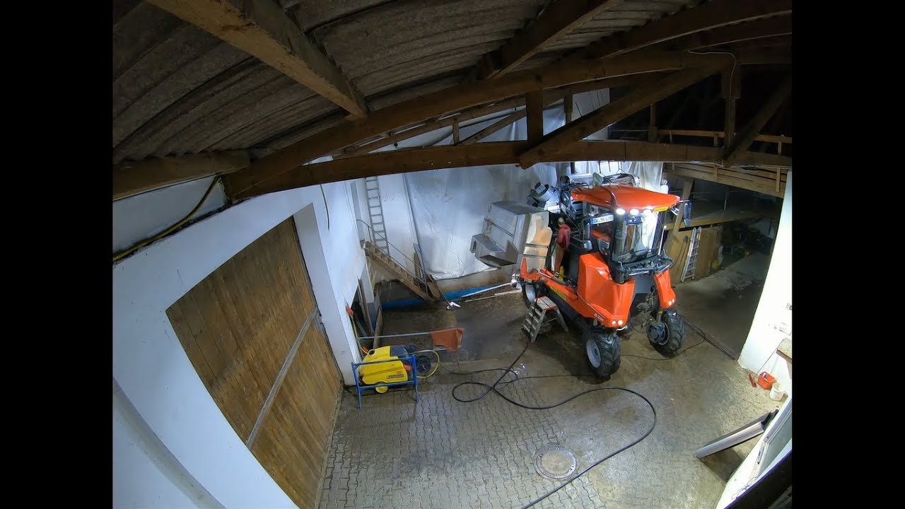 ERO 6200 Grapeliner bei der Reinigung | Weinlese | Traubenvollernter | Herbst [Franken]