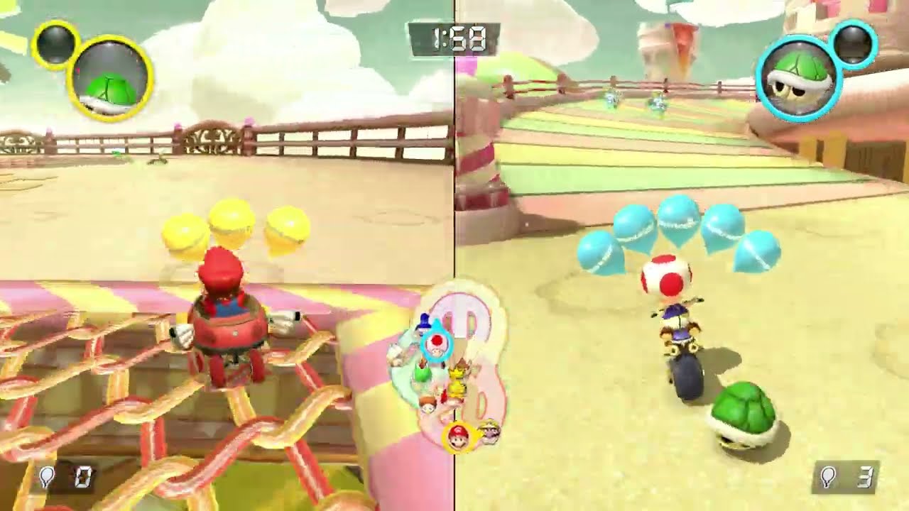 Mario Kart 8 Deluxe: Balloon Battle All Courses [4K 60FPS]
