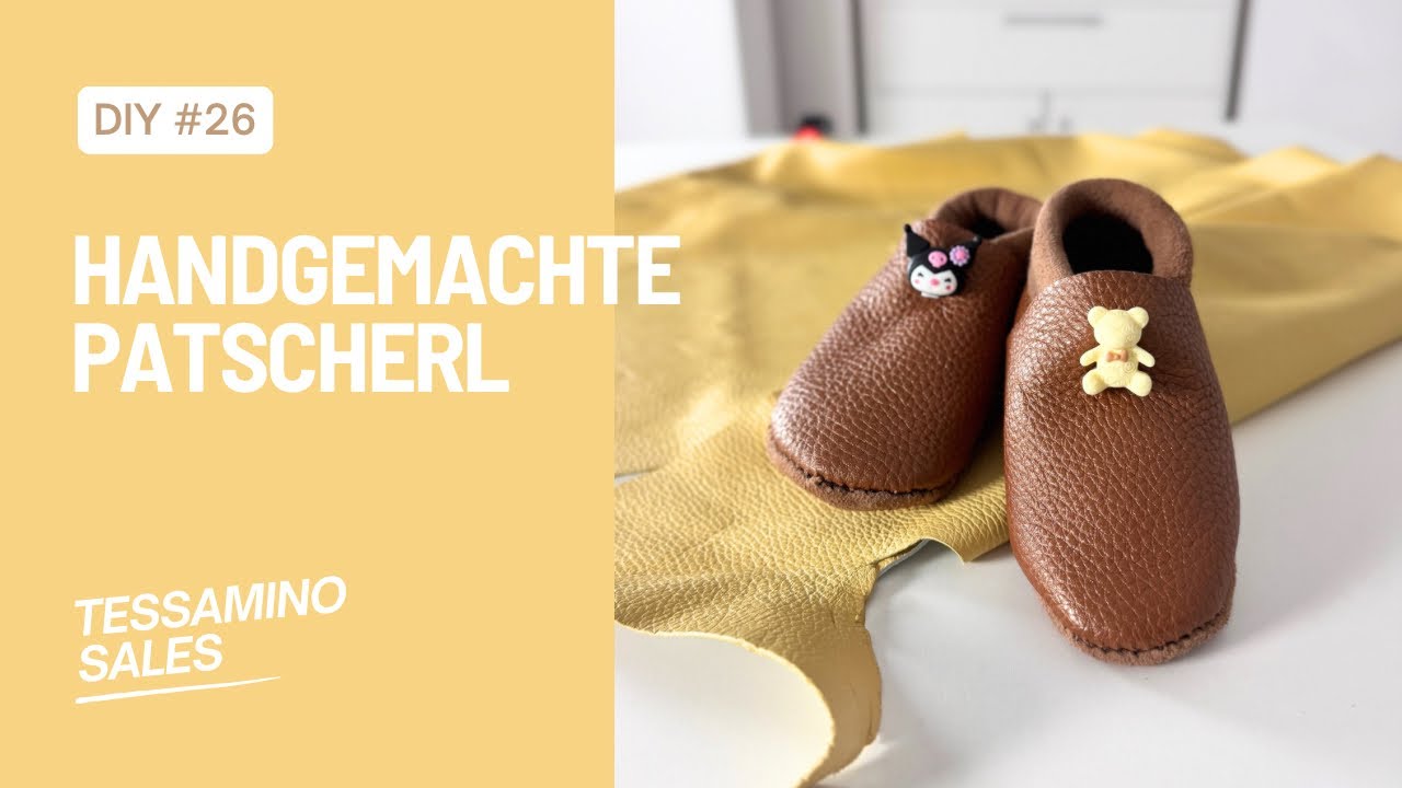 So nähst du Patscherl aus weichem Hirschleder