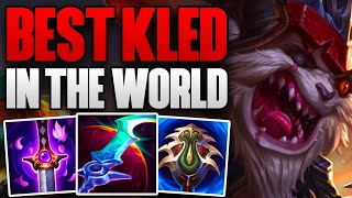 BEST KLED IN THE WORLD DOMINATES TOP LANE IN CHALLENGER! | CHALLENGER KLED TOP GAMEPLAY | 14.7 S14