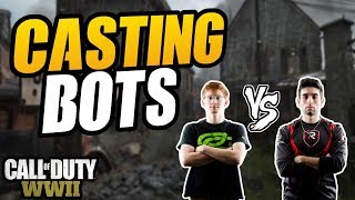 CoD Casting OpTic Bots vs Rise Bots CWL Bots Championship 😂 | Codcasting CoD WW2 | GBs, UMG, MLG