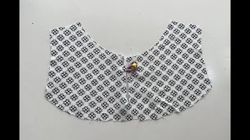Easy Neckline with Slit and Button Loop Sewing Tutorial