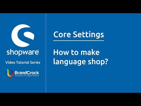 Shopware tutorials : How to make Language Shop?