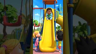 Children having Fun!! 😄 #shorts #3D cartoon #swings