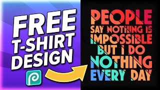 FREE 'Strike Effect' TSHIRT Design Tutorial (Photopea)