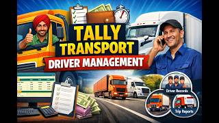 Tally Transport Modules | Driver Managmanet & Trip Expenses Managment | #Tallytransport