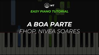 A Boa Parte (fhop music, Nivea Soares) | Piano Tutorial FÁCIL by WT