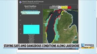 Staying safe amid dangerous conditions along lakeshore