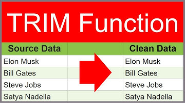How to Remove Extra Spaces in Google Sheets (TRIM Function)