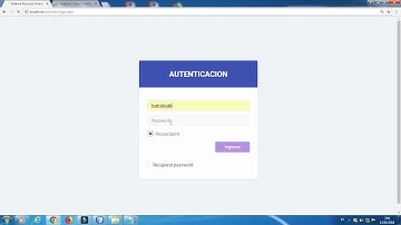 Software de planillas web PHP Mysql Bootstrap MVC
