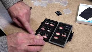 Memory Card Case Holder