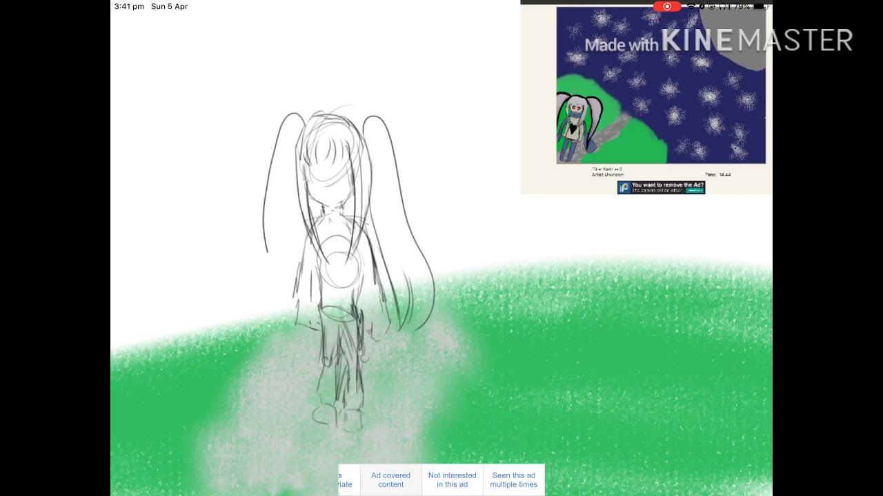 Redrawing my first digital drawing - YouTube