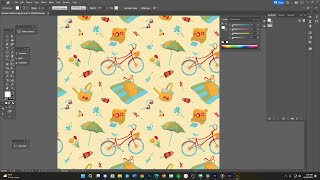 How to make a repeat pattern toss in Adobe Illustrator easiest method