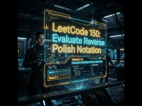 LeetCode 150: Evaluate Reverse Polish Notation in less than 5 minutes | Stack Algorithm