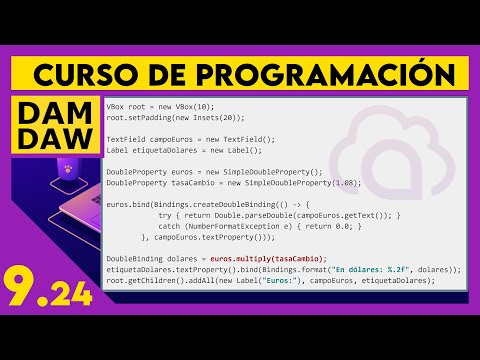 JAVA FX: Bindings y propiedades ☕ DAM - DAW
