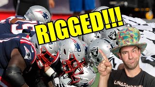 Rigged NFL Preseason: Patriots vs Raiders @FlatEarthAssociation