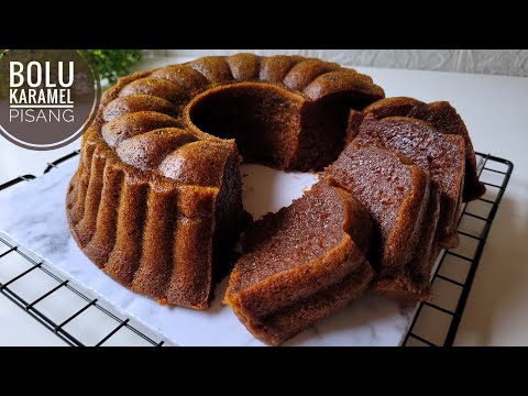 Resep Bolu Pisang Karamel Kukus