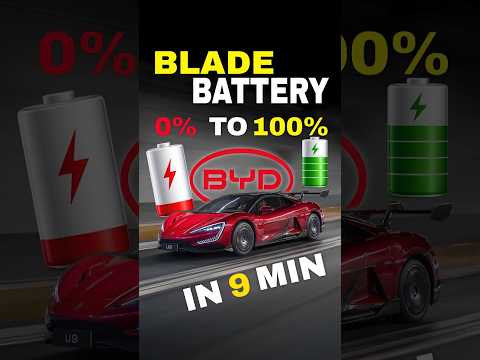 World's Fastest Charging EV | BYD Blade 2.0 Battery #shorts #byd