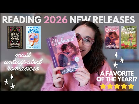 are these new releases worth reading!? 📖🎙️💖 2026 anticipated romance releases reading vlog