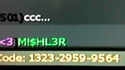 WII MW3 ALLY CODE!!
