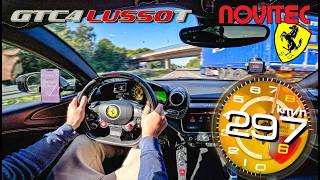 FERRARI GTC4LUSSO T NOVITEC // 300KM/H on AUTOBAHN