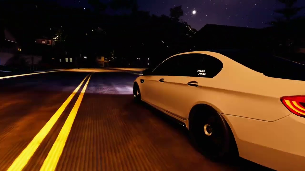 F10 M5 leaving home in a rush 