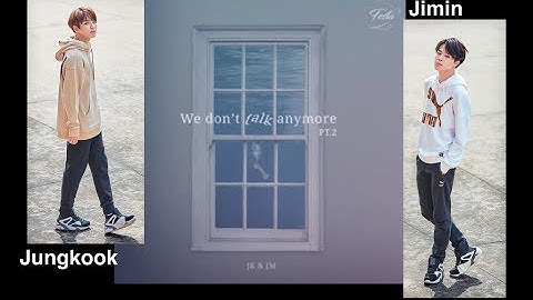 [MV] BTS Jimin & Jungkook - We Don’t Talk Anymore Pt.2 Jimin & JK BTS FESTA 2017 방탄소년단 : 정국 지민