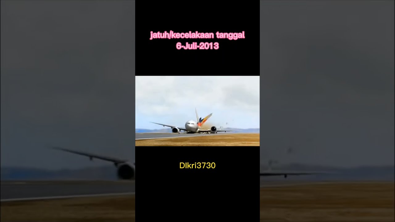 4 pesawat jatuh edit sugar crash #asianaairlines#pesawatjatuh#sugarcrash