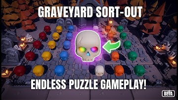 I Made an Endless Spooky Puzzle Game! (Graveyard Sort-Out)