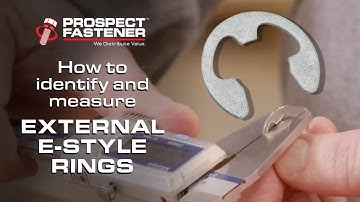 How to Measure E-Style Retaining Rings (2025)