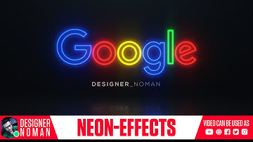 Neon Logo Animation | Neon Logo Reveal and Intro Video | (VIDEO NO: #03)
